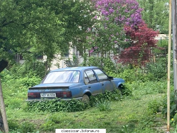 Am vazut prin Ploiesti - Opel Ascona uitat intr-o curte,numere vechi de - Am vazut prin Romania