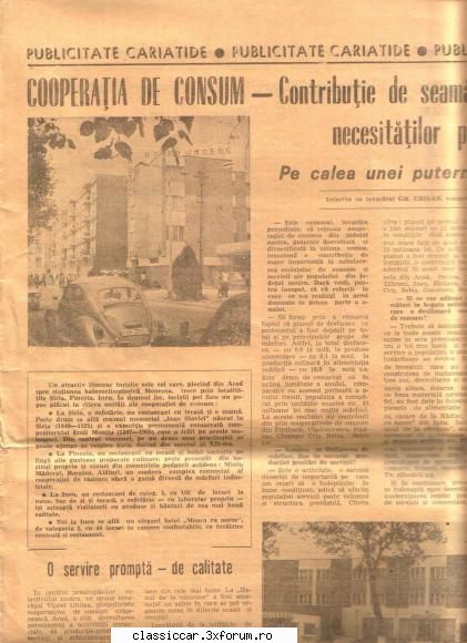 Amintiri... - pagina de ziar local din 1979. Poza este facuta - File de istorie