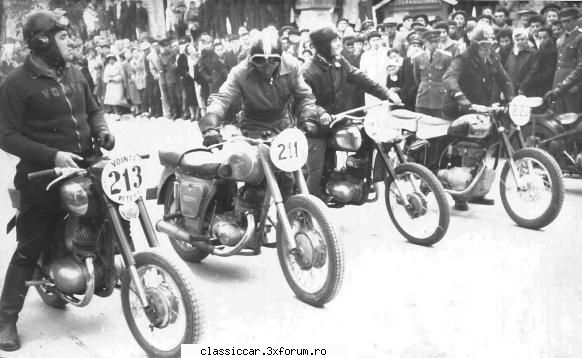 Amintiri... - Concurs moto in mun. Pitesti. Campionul Puiu - File de istorie