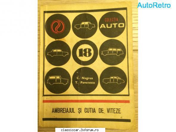 Anticariat AutoRetro - 2. Ambreiajul si cutia de viteze Cartea - Vanzari- cumparari carti si reviste auto