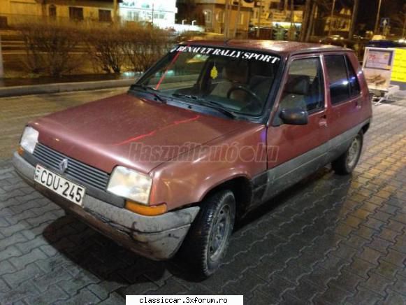 Anunturi din Ungaria - RENAULT R 5 1.4 GTL VON�HOROG.SOK VIZSGA! - Anunturi vazute pe net