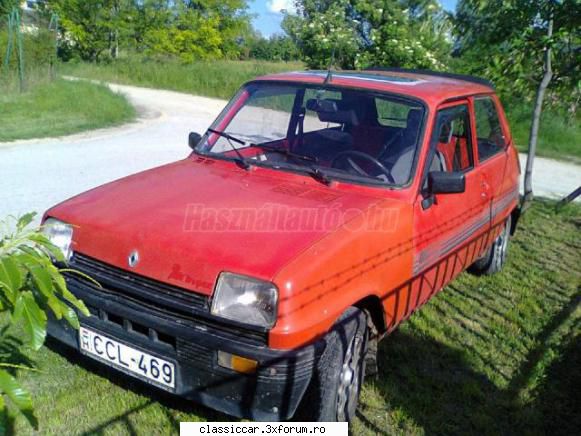 Anunturi din Ungaria - Renault 5 1984 TS, 1400 cmc, 920 EUR tel (+ - Anunturi vazute pe net