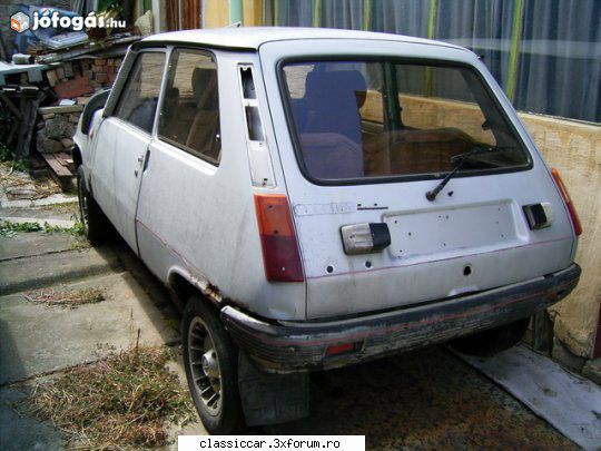 Anunturi din Ungaria - R5 Alpine Turbo din 1983, radiat din circulatie - Anunturi vazute pe net