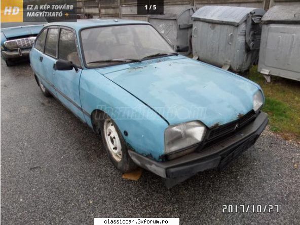 Anunturi din Ungaria - Citroen GSA 1300 din 1982 la 740 euro. In stare - Anunturi vazute pe net