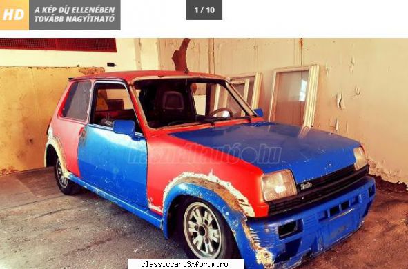 Anunturi din Ungaria - R5 Alpine Turbo demontata, in bucati. Se da "la - Anunturi vazute pe net