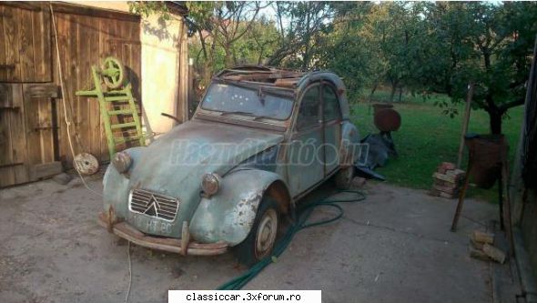 Anunturi din Ungaria - Un 2cv timpuriu din 1960. Are ceva urme de acte - Anunturi vazute pe net