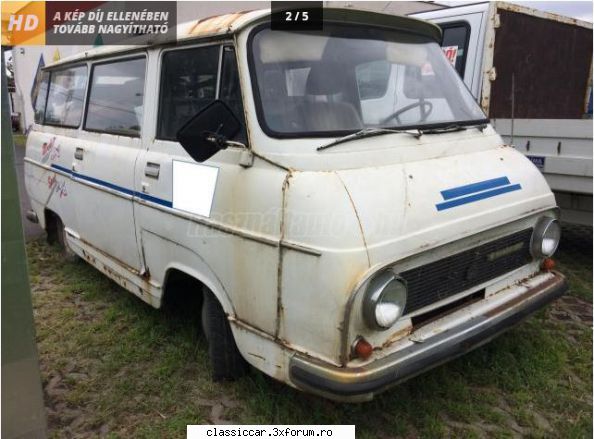 Anunturi din Ungaria - Si asta e foarte rar! Microbuz Skoda 1203, din - Anunturi vazute pe net