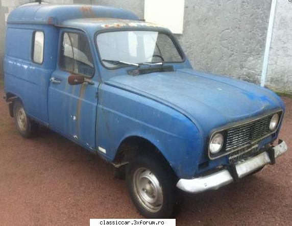 Anunturi internationale de pe net - Renault 4L f4 Gendarmerie � restaurer - Anunturi vazute pe net