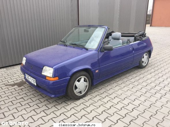 Anunturi internationale de pe net - Renault 5 cabrio EBS de vanzare in Poionia: tel - Anunturi vazute pe net