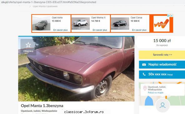 Anunturi internationale de pe net - Sau poate o Manta A - Anunturi vazute pe net