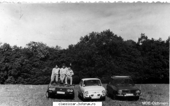 Arhiva foto - MDE-Oldtimers - Catarati pe Dacia Sport. Gasca cea nedespartita - File de istorie