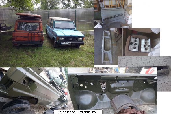 Aro 10.1 din 1981 - colage de piese pentru dacia 10 duster: caroserie - Reconditionari si Restaurari