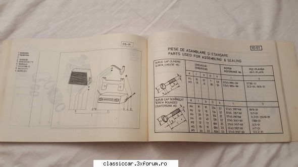 Aro 10.1 din 1981 - Are ansambleme, codurile pieselor (desi asta nu - Reconditionari si Restaurari