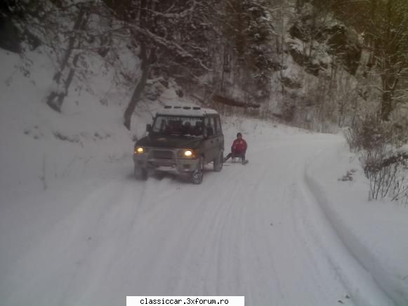 Aro Club Valea Jiului - Si l-am tras pe Vladut cu sania - Arhiva evenimente 2010
