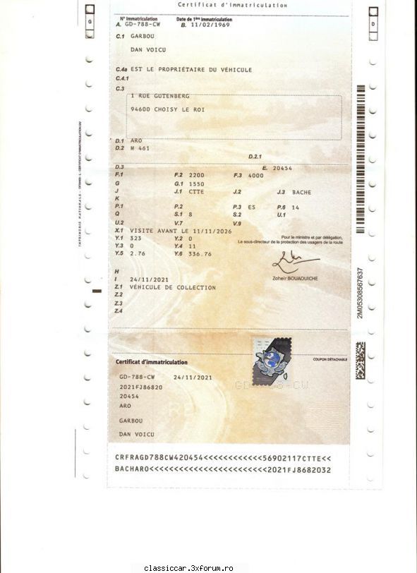 Aro M461 - Carte grise collection - Prezentare masini