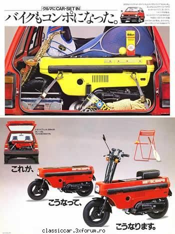 Asa ceva ati mai vazut? - Honda Motocompo model 1980,mie mi-ar place asa un - Discutii libere