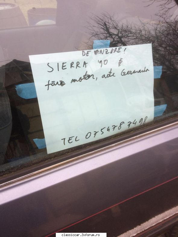 Ascona, Siera si Fiesta la vanzare - lucian c - Vanzari auto-moto clasice de catre intermediari