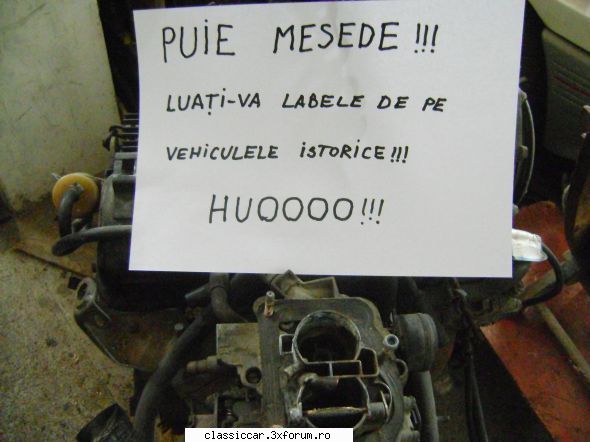 Atac asupra existentei vehiculelor istorice - JOS LABELE de pe vehiculele - Stiri si vesti importante