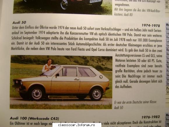 Audi 50...merita ? - Neamtul zice ca exemplare bune sunt foarte rare! - Discutii libere