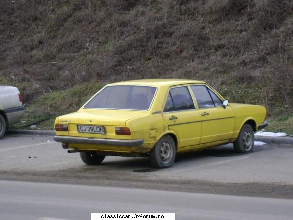 Audi 80 GL, din prima serie - Are cauciucurile dezumflate :( - Am vazut prin Cluj-Napoca
