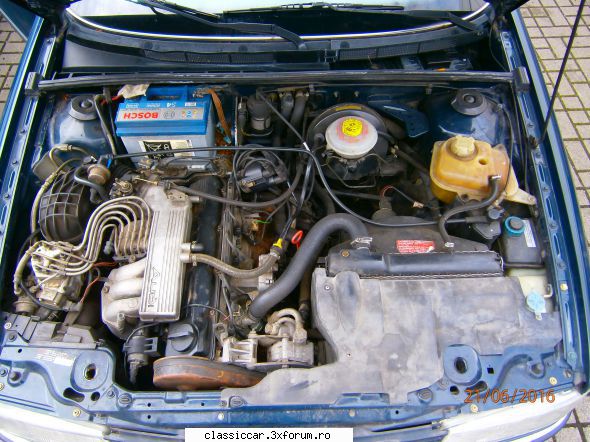 Audi 90 2.3 an 1987 Bijou - Motor bay ..totul in regula,mizerie minimala - Prezentare masini
