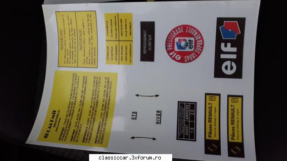 Autocolante pt Dacia 1300/R12 si Dacia 1310 - Autocolante Dacia 1300/R12 pe - Vanzari  piese si accesorii