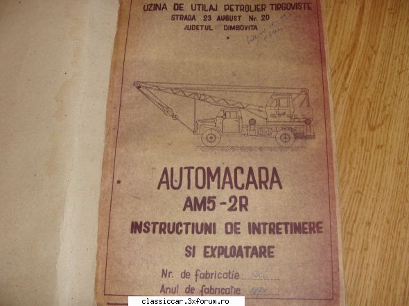 Automacra 5tf. montata pe autosasiu SR 113/Automacara AM5-2R - dragoos - Vanzari- cumparari carti si reviste auto