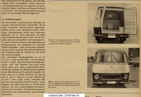 Autoutilitarele TV - Nu le place cum lucreaza cutia de viteze, numai - File de istorie