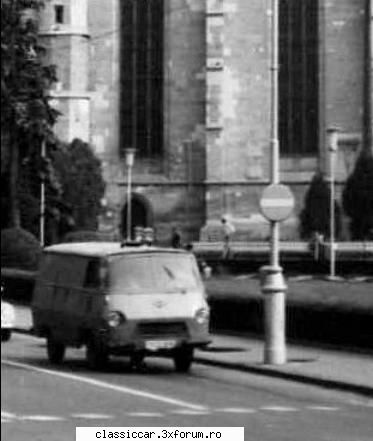 Autoutilitarele TV - Si unul vazut din fata, in Cluj in 1974 - File de istorie