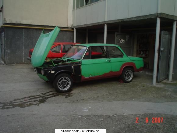 BMW 1502 - Asta era proiectul, adica un 1502 din 1975 - Am vazut prin Cluj-Napoca