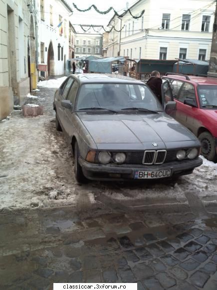 BMW 735i 1986 - Inainte de Craciun, pe cand faceam cumparaturi - Am vazut prin Cluj-Napoca