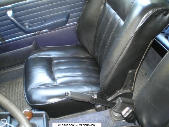 BMW E-12, UN ALT "RECHIN" in BUCURESTI - Interiorul din piele, original E-12 - Prezentare masini