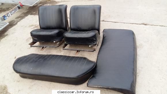 Bazar - piese diverse de vanzare - Set scaune + bancheta spate Dacia 1100 - Vanzari  piese si accesorii