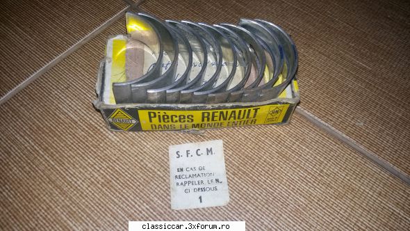 Bazar - piese diverse de vanzare - Cuzineti palier Dacia 1100, Renault 10, cota - Vanzari  piese si accesorii