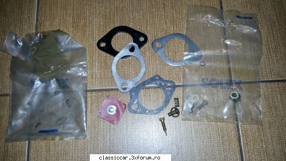 Bazar - piese diverse de vanzare - Ramasitele unui kit de reparatie carburator - Vanzari  piese si accesorii
