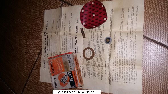 Bazar - piese diverse de vanzare - Set reparatie (nou dar incomplet) pentru - Vanzari  piese si accesorii