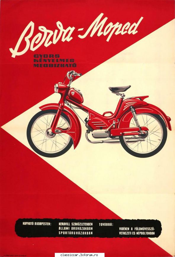 Berva Moped - 1960 - Misu de Cluj - Reconditionari si Restaurari