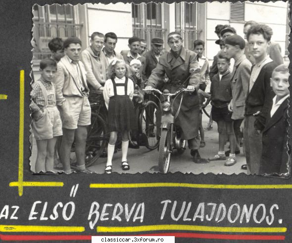 Berva Moped - 1960 - Primul exemplar vandut si mandrul proprietar - Reconditionari si Restaurari