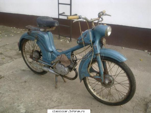 Berva Moped - 1960 - Lovitura de ciocan albastra - Reconditionari si Restaurari