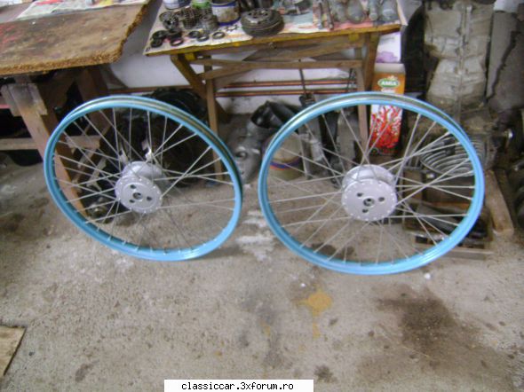 Berva Moped - 1960 - Cu rotile am avansat, is deja vopsite - Reconditionari si Restaurari