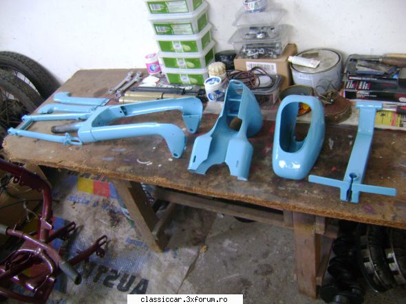 Berva Moped - 1960 - Azi dimineata l-am vopsit! - Reconditionari si Restaurari