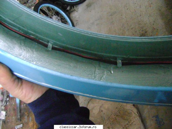 Berva Moped - 1960 - Am tras cablajul prin aripa spate - Reconditionari si Restaurari