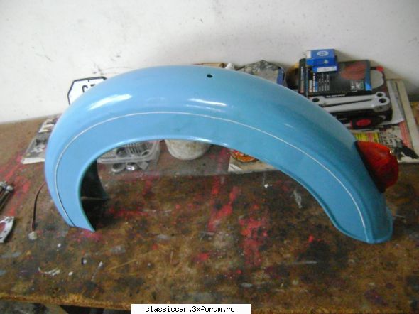 Berva Moped - 1960 - Am montat lampa spate - Reconditionari si Restaurari