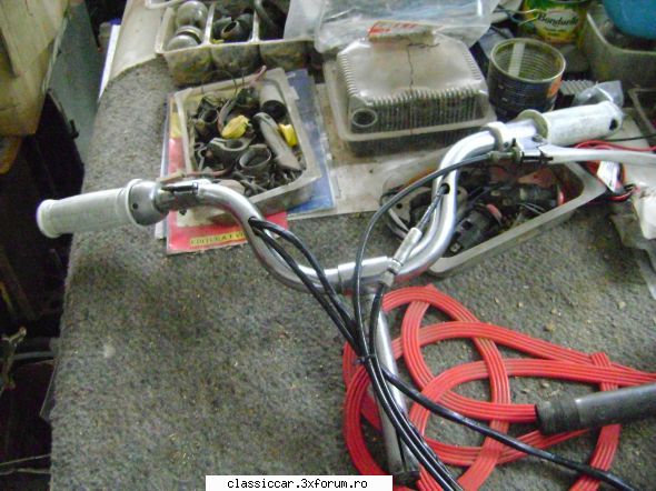 Berva Moped - 1960 - Ghidonul desfacut si refacute toate comenzile - Reconditionari si Restaurari