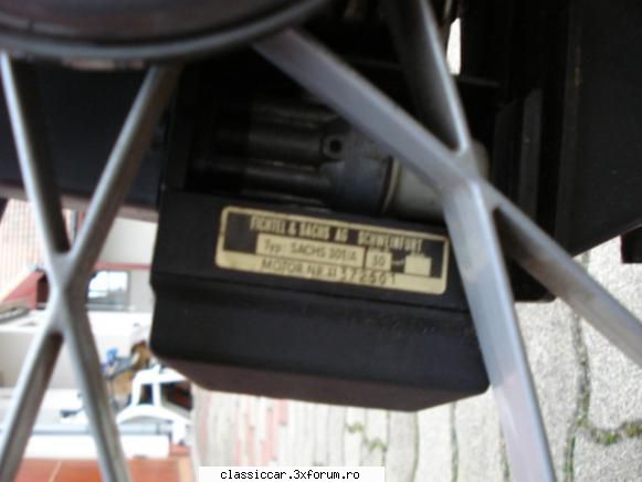 Biciclet� cu motor SACHS-SPARTA - pl�cuta motorulu - Prezentare motociclete, motorete si biciclete de colectie