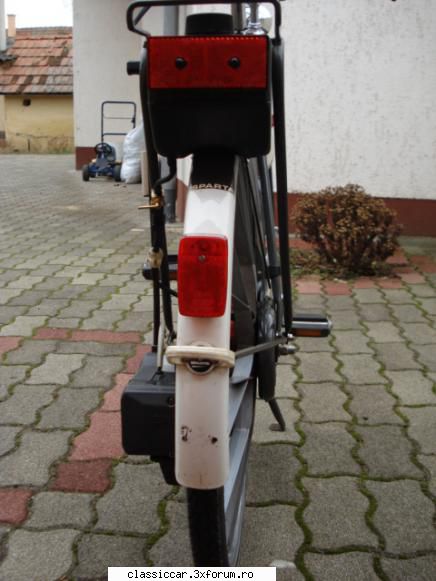Biciclet� cu motor SACHS-SPARTA - din spate (cu ba - Prezentare motociclete, motorete si biciclete de colectie