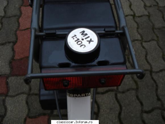 Biciclet� cu motor SACHS-SPARTA - busonul rezervor - Prezentare motociclete, motorete si biciclete de colectie