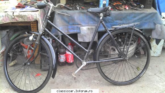 Bicicleta Carpati - Lucrarile avanseaza. Mai - Prezentare motociclete, motorete si biciclete de colectie