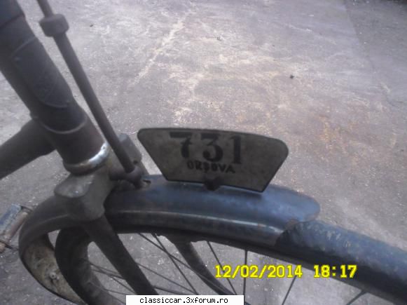 Bicicleta Victoria romaneasca - are culoarea origi - Prezentare motociclete, motorete si biciclete de colectie