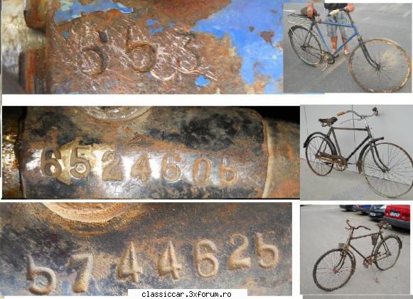 Bicicleta Victoria romaneasca - Cele 3 serii de Vi - Prezentare motociclete, motorete si biciclete de colectie